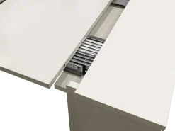 Mesa console extensível 12 lugares - 6 extensões - Bege - ONEGA