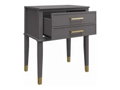 Mesa de apoio em aglomerado de partículas laminadas Cinzento carvalho