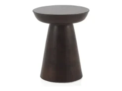 Mesa de apoio em madeira de nogueira