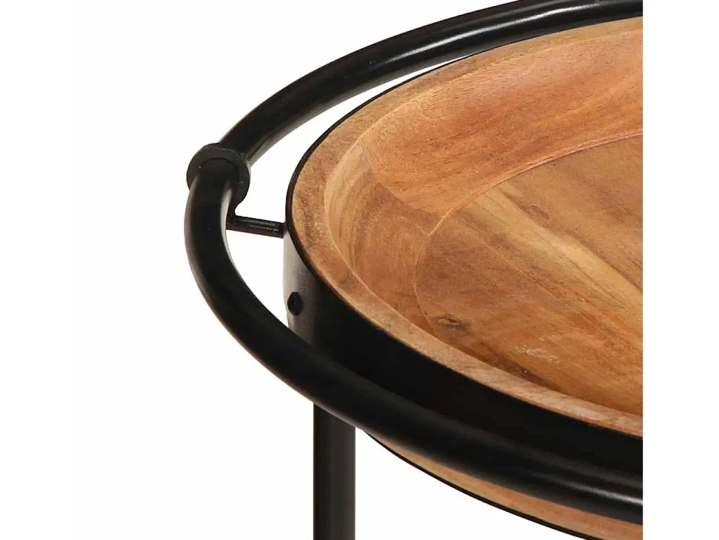 Mesa de apoio Ø55x60 cm madeira de acácia maciça