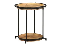 Mesa de apoio Ø55x60 cm madeira de mangueira maciça
