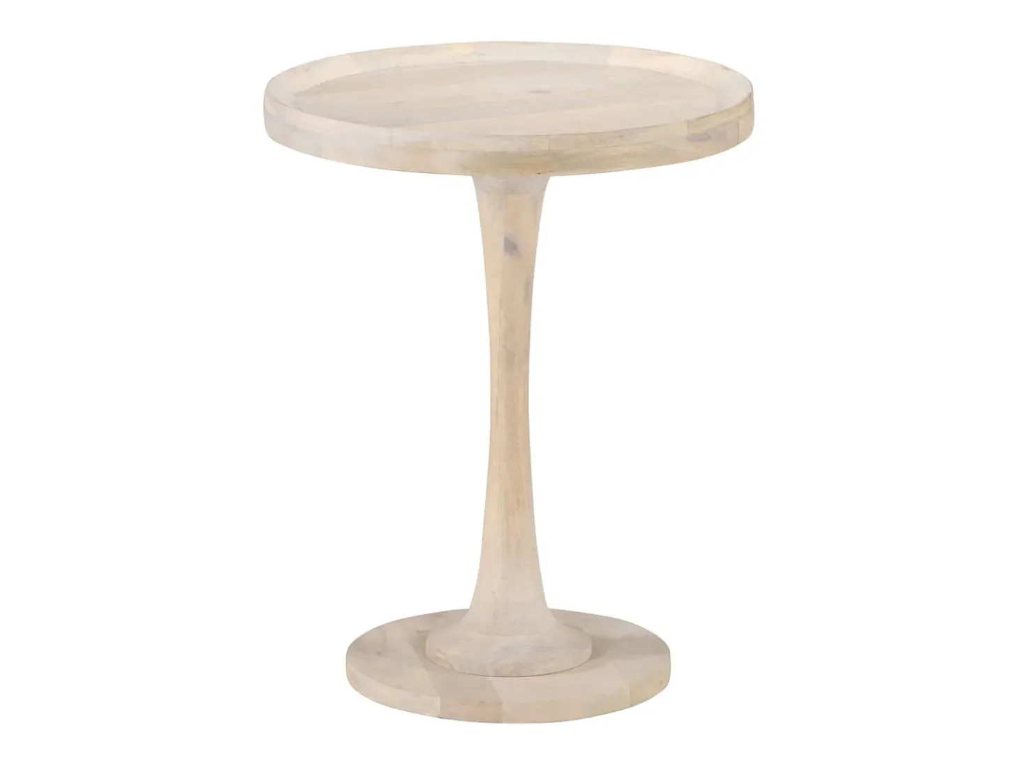 Mesa de apoio Ø60x75 cm madeira de mangueira maciça