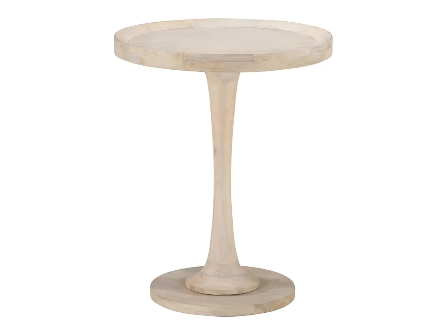 Mesa de apoio Ø60x75 cm madeira de mangueira maciça