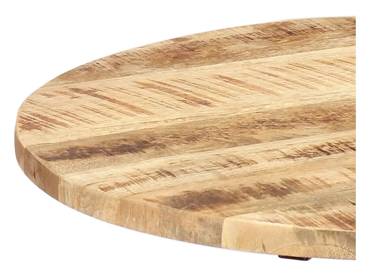 Mesa de apoio 60x(46-63) cm mangueira maciça e ferro fundido