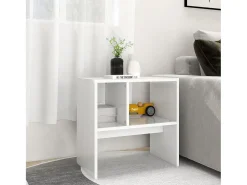 Mesa de apoio 50x30x50 cm contraplacado branco