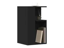 Mesa de apoio 35x35x60 cm derivados de madeira preto PT313642