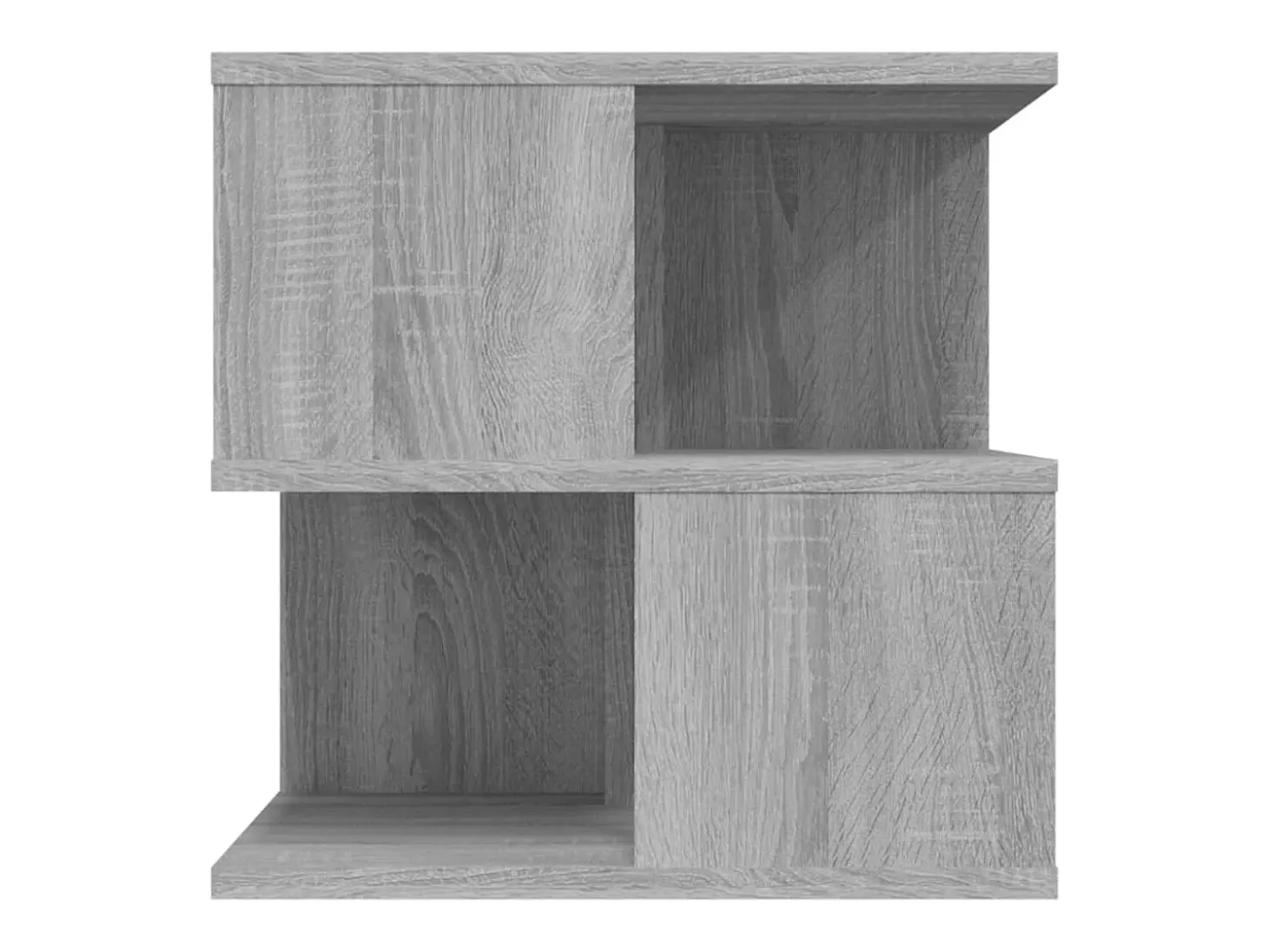 Mesa de apoio 40x40x40 cm derivados madeira cinzento sonoma