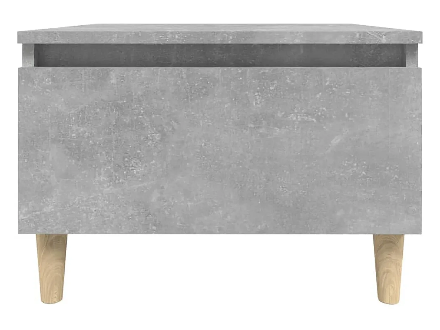 Mesa de apoio 50x46x35 cm derivados de madeira cinzento-cimento