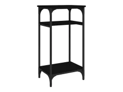 Mesa de apoio 40x30x75 cm derivados de madeira preto PT198824