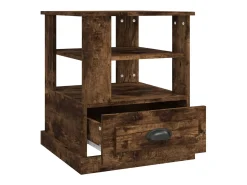Mesa de apoio 50x50x60 cm derivados de madeira carvalho fumado