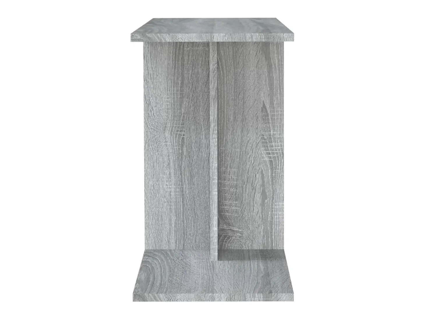 Mesa de apoio 50x30x50 cm derivados de madeira cinzento sonoma
