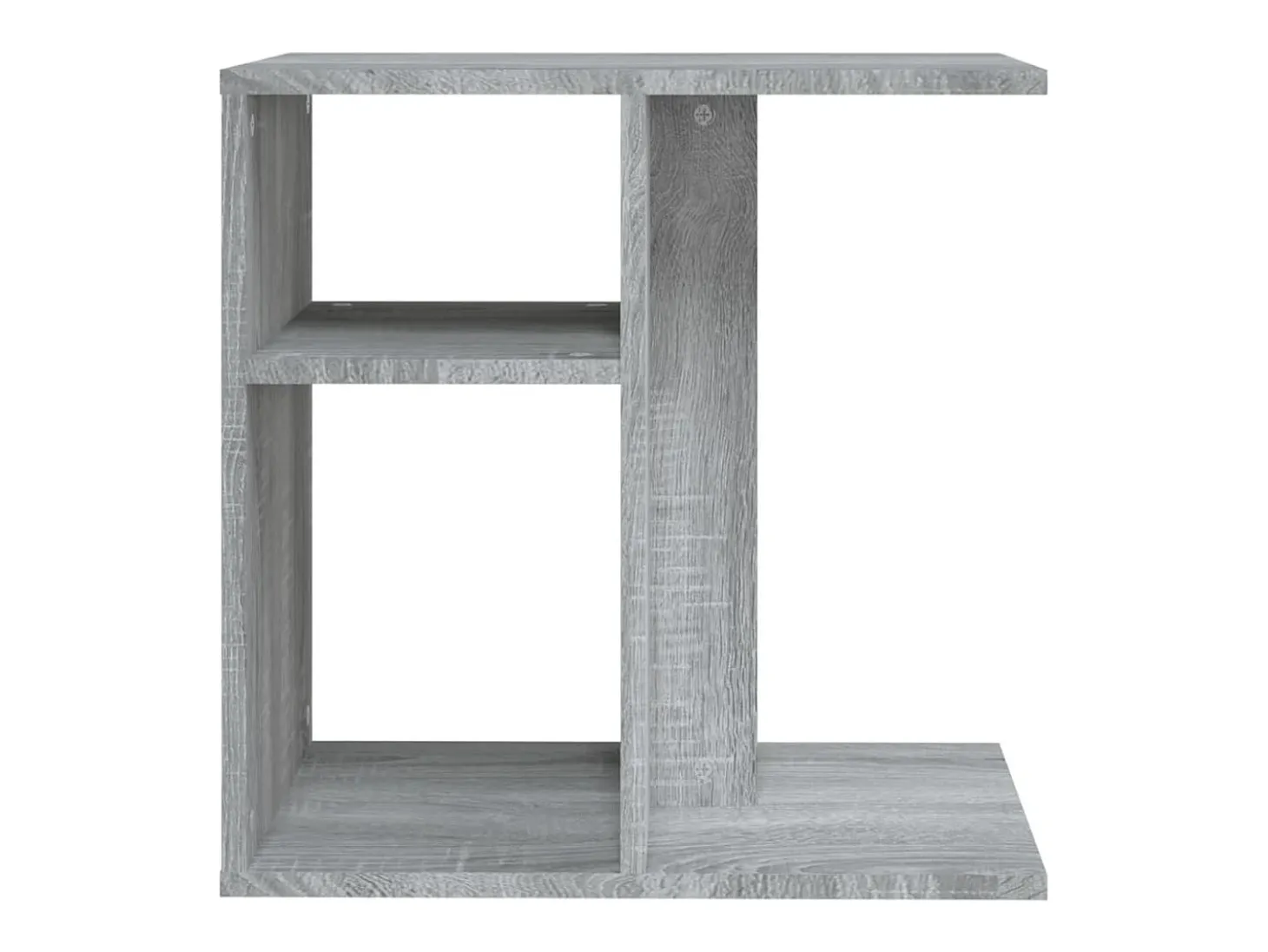 Mesa de apoio 50x30x50 cm derivados de madeira cinzento sonoma