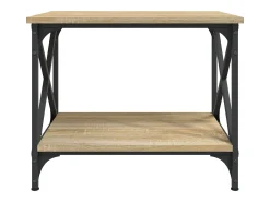 Mesa de apoio 55x38x45 cm derivados de madeira carvalho sonoma