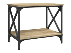 Mesa de apoio 55x38x45 cm derivados de madeira carvalho sonoma