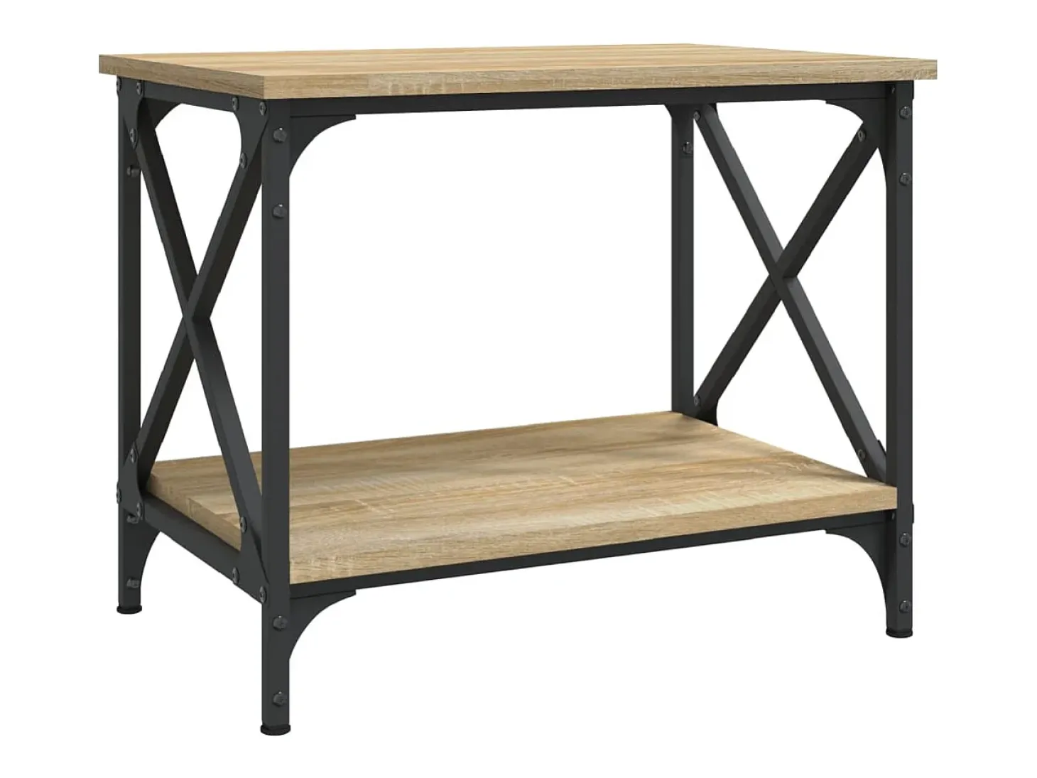 Mesa de apoio 55x38x45 cm derivados de madeira carvalho sonoma
