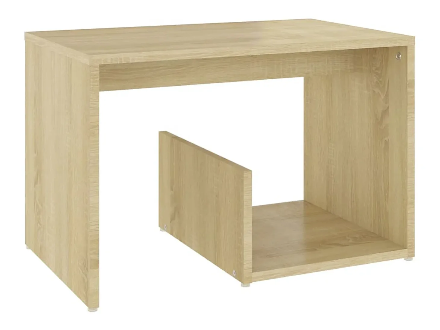 Mesa de apoio 59x36x38 cm derivados de madeira carvalho sonoma