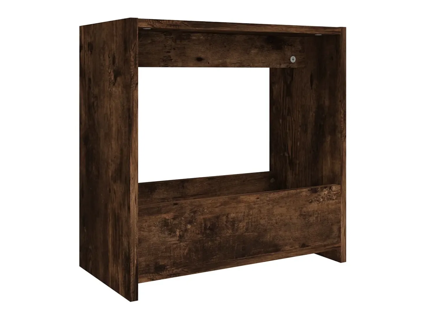 Mesa de apoio 50x26x50 cm derivados de madeira carvalho fumado