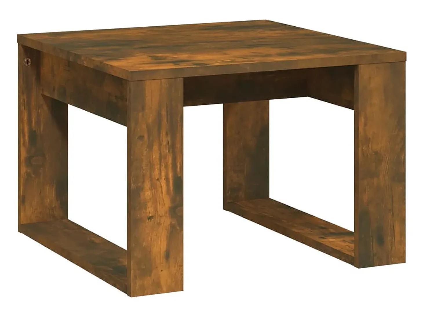 Mesa de apoio 50x50x35 cm derivados de madeira carvalho fumado