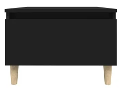 Mesa de apoio 50x46x35 cm derivados de madeira preto