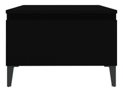 Mesa de apoio 50x46x35 cm derivados de madeira preto