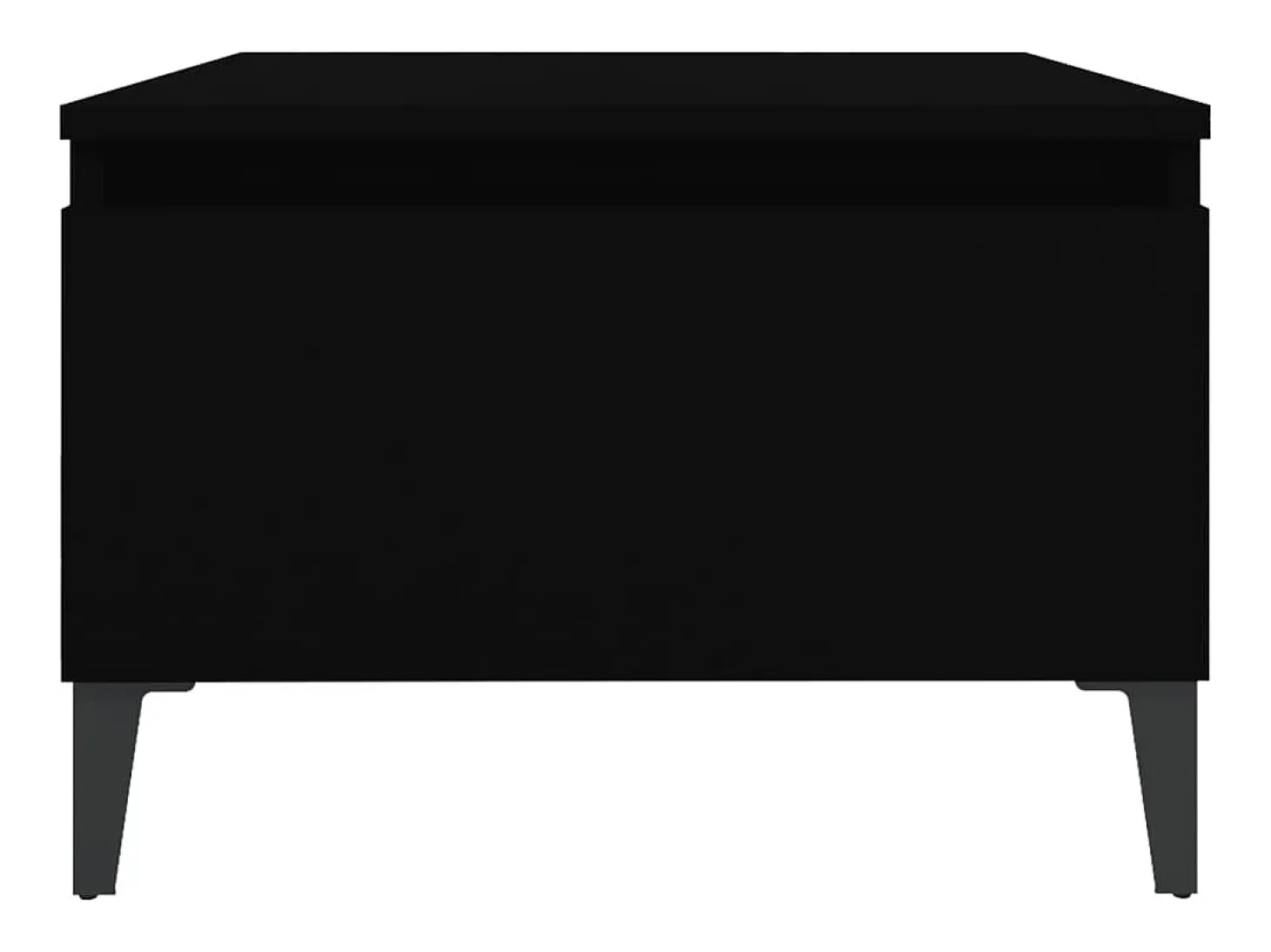 Mesa de apoio 50x46x35 cm derivados de madeira preto
