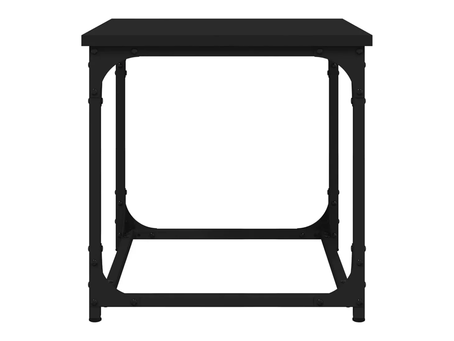Mesa de apoio 40x40x40 cm derivados de madeira preto