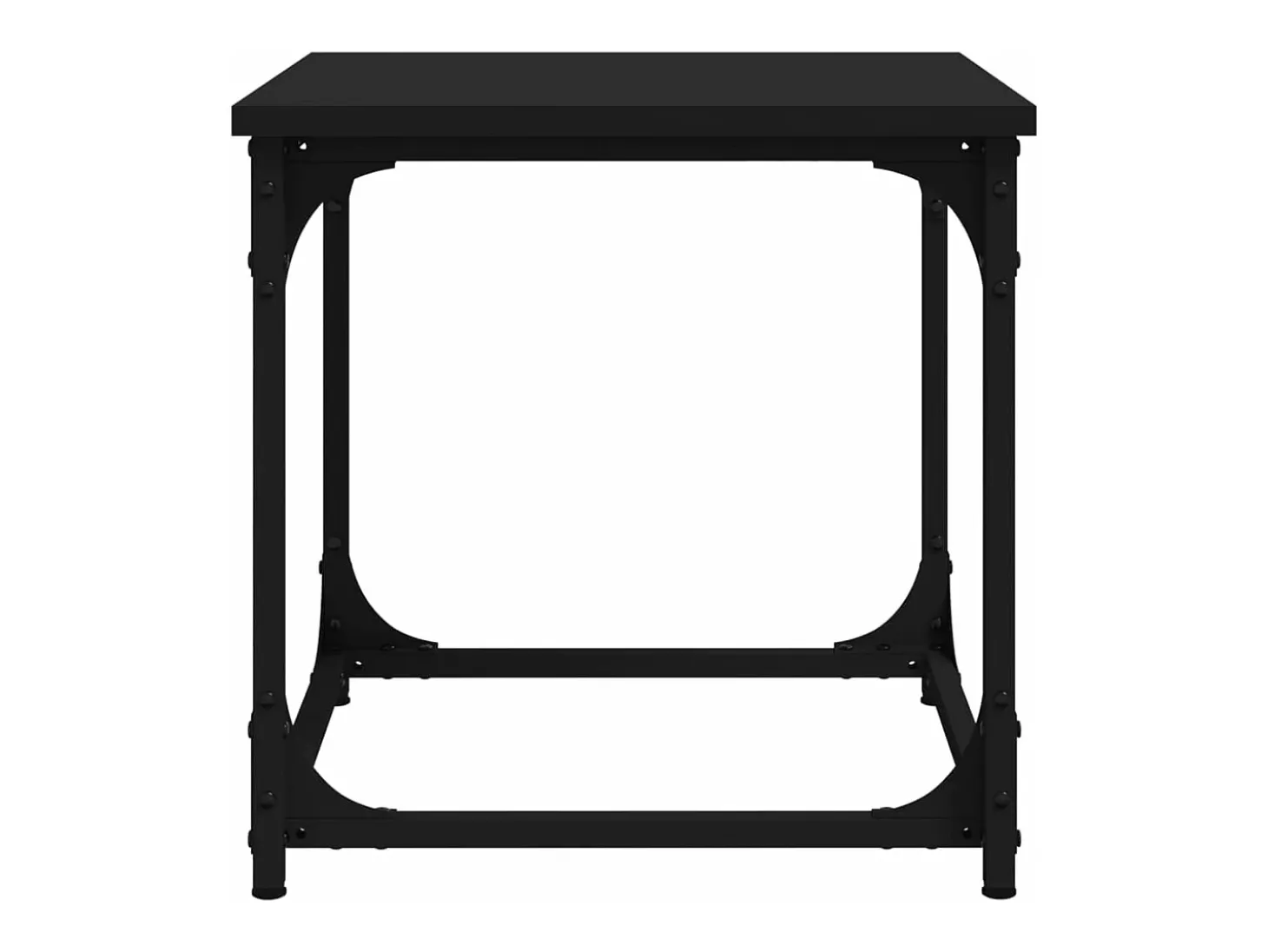 Mesa de apoio 40x40x40 cm derivados de madeira preto