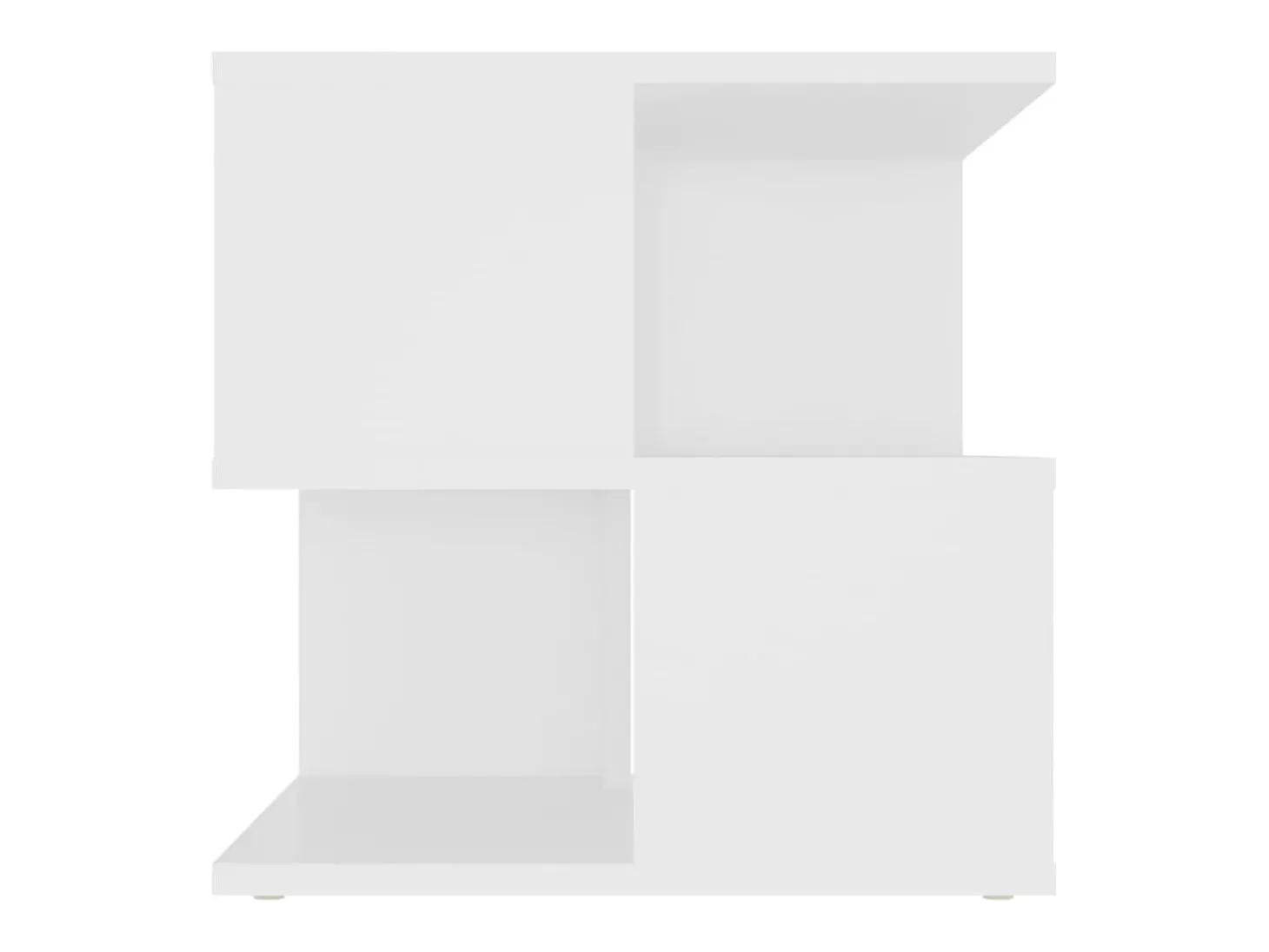 Mesa de apoio 40x40x40 cm derivados de madeira branco