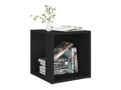 Mesa de apoio 33x33x34,5 cm derivados de madeira preto PT573901