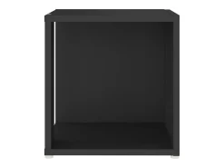 Mesa de apoio 33x33x34,5 cm derivados de madeira preto PT573901