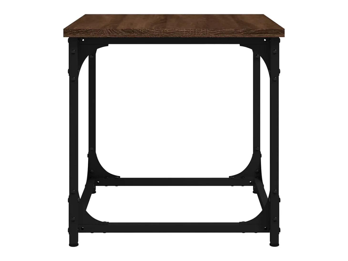 Mesa de apoio 40x40x40 cm derivados madeira carvalho castanho