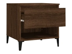 Mesa de apoio 50x46x50 cm derivados madeira carvalho castanho