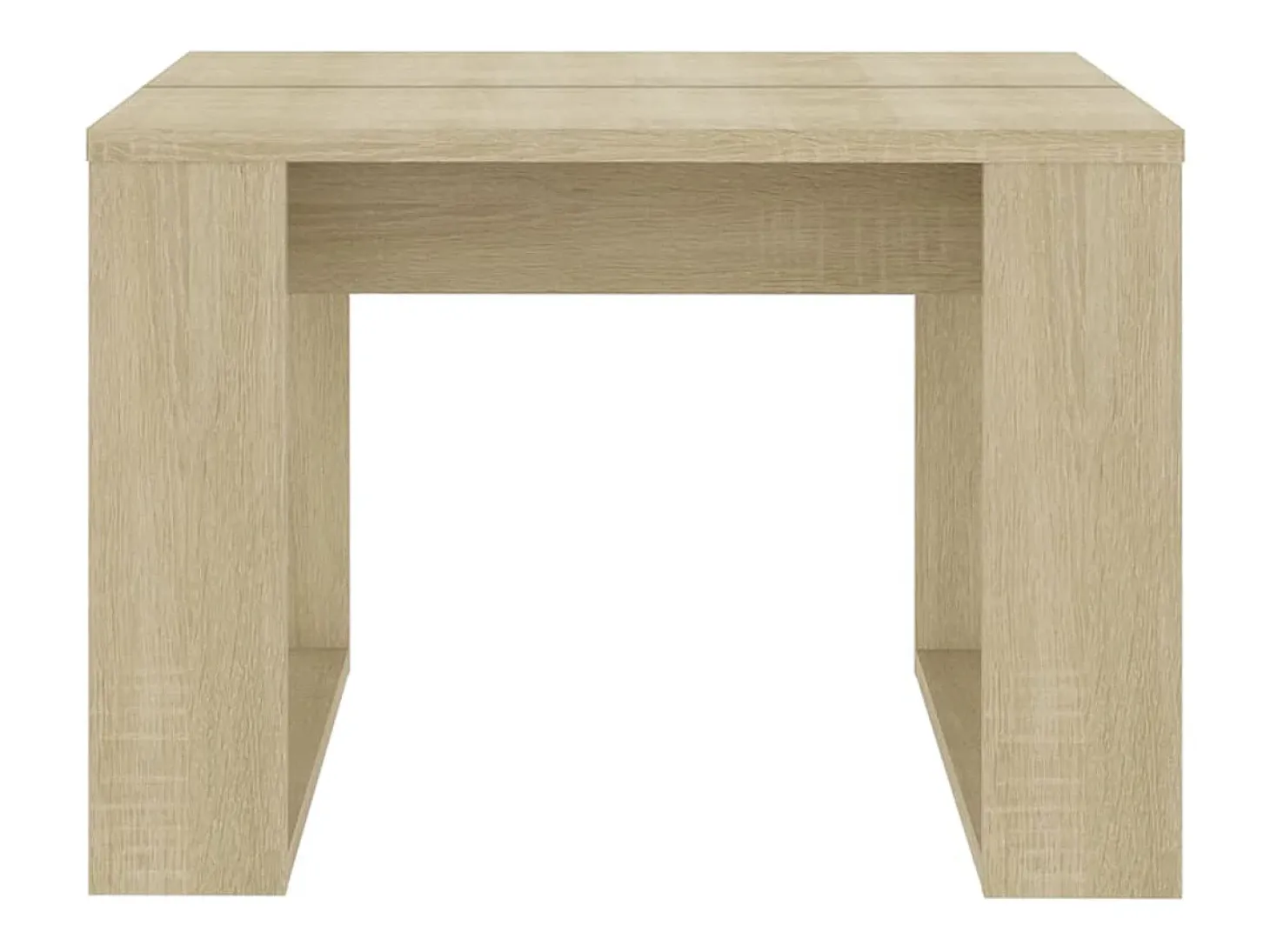 Mesa de apoio 50x50x35 cm derivados de madeira carvalho sonoma