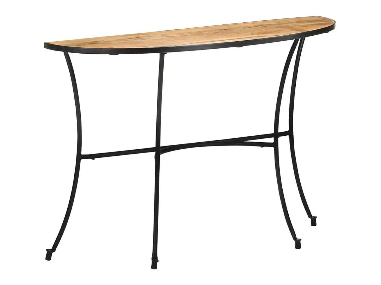Mesa de apoio 110x40x77 cm madeira de mangueira maciça