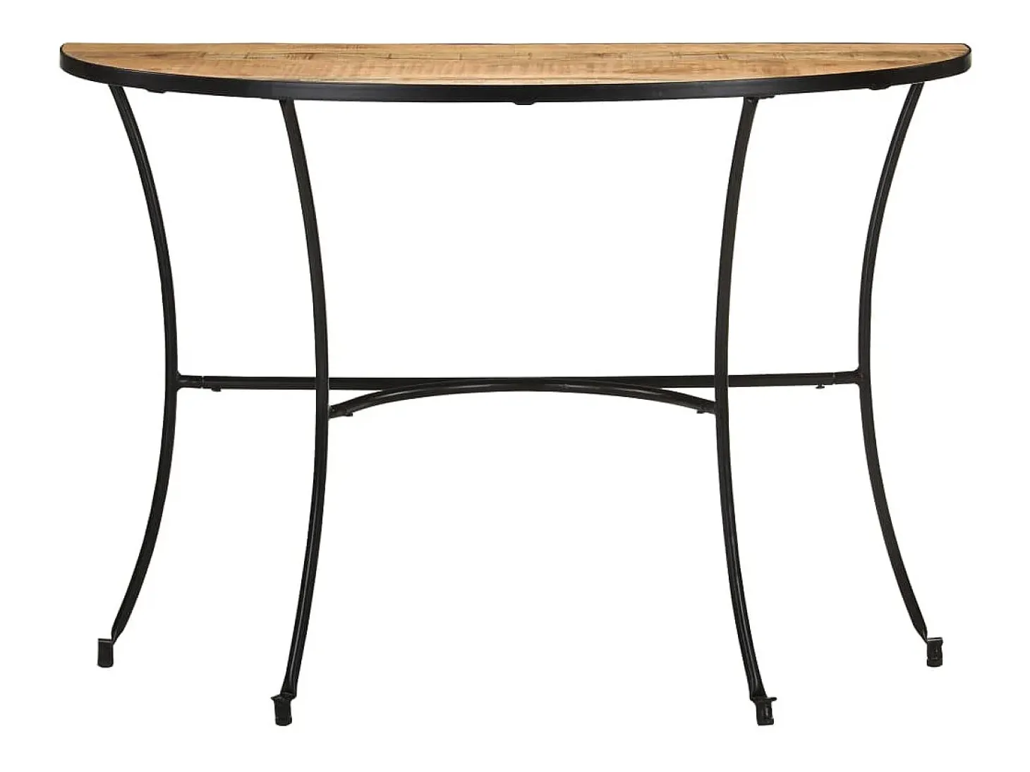Mesa de apoio 110x40x77 cm madeira de mangueira maciça