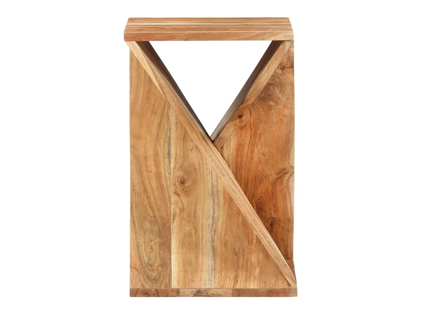 Mesa de apoio 35x35x55 cm madeira de acácia maciça