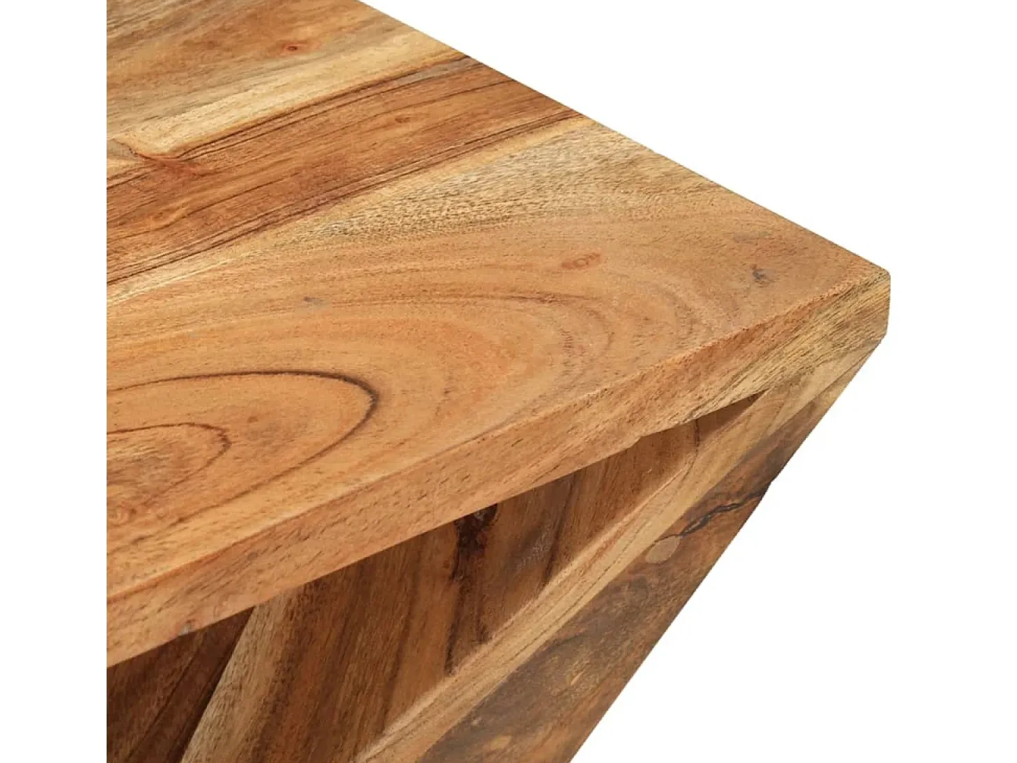 Mesa de apoio 35x35x55 cm madeira de acácia maciça