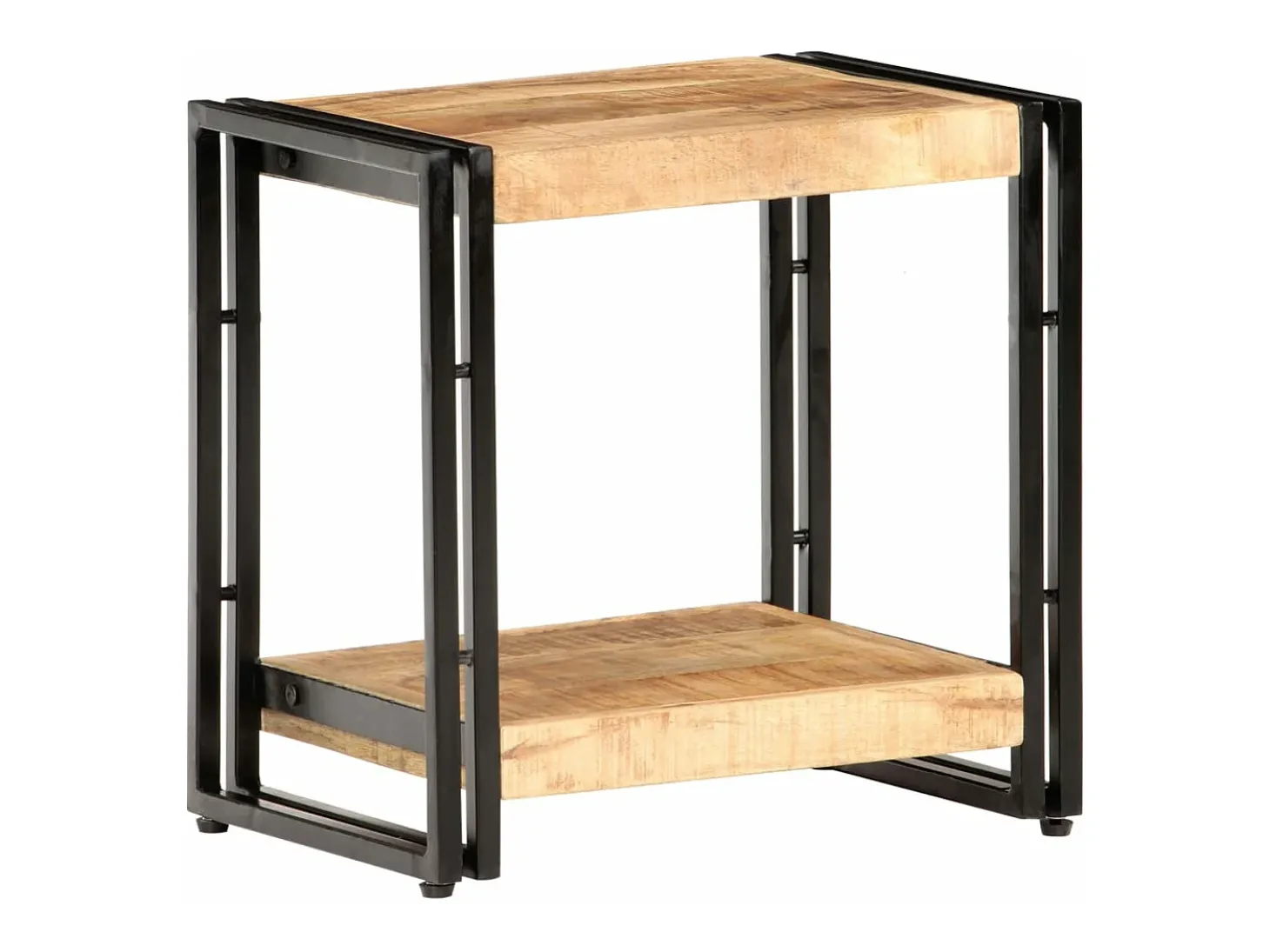 Mesa de apoio 40x30x40 cm madeira de mangueira áspera