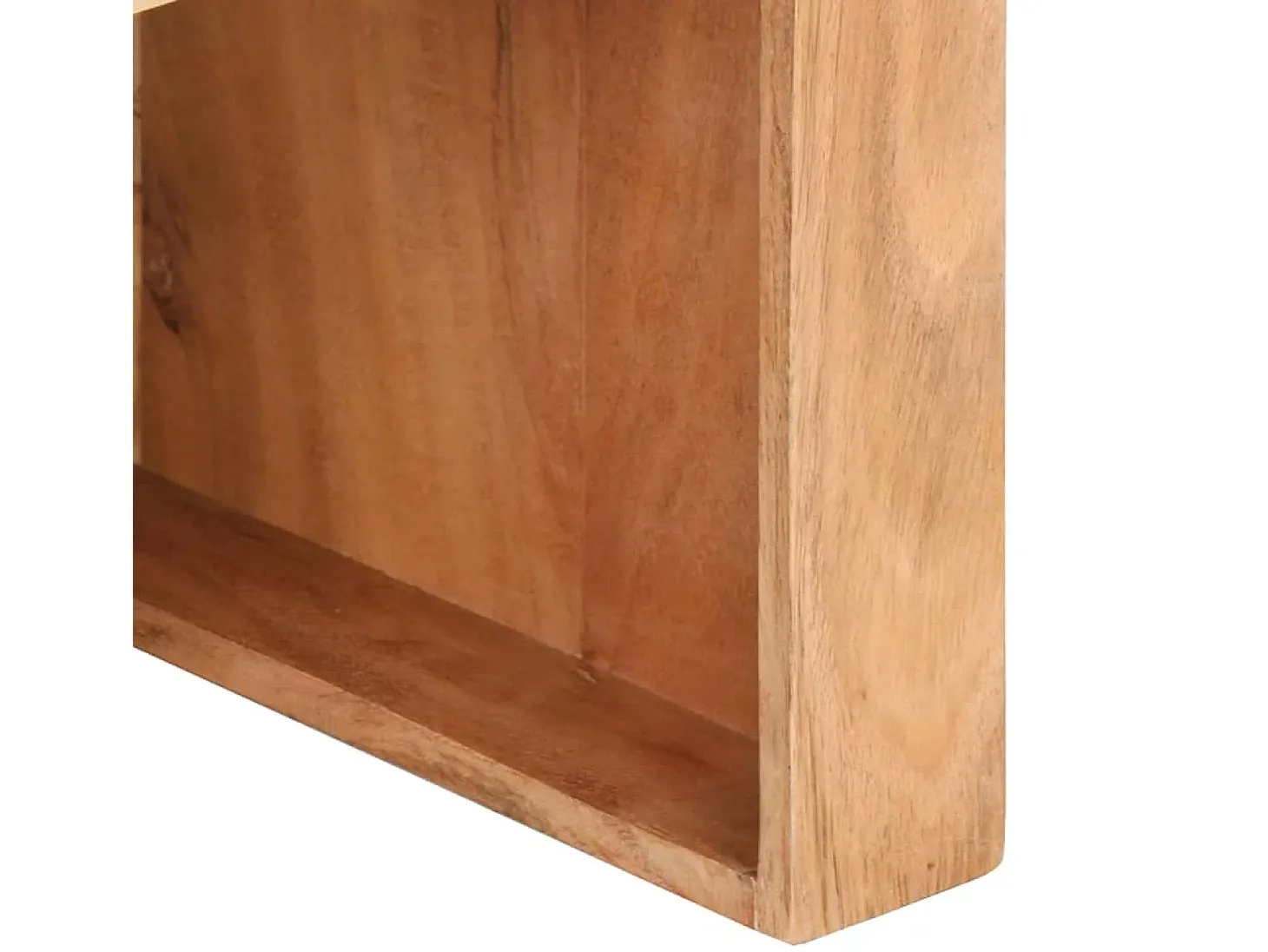 Mesa de apoio 43x40x30 cm madeira de acácia maciça