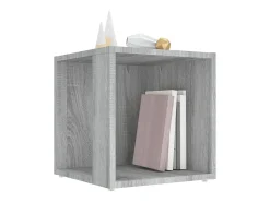 Mesa de apoio 33x33x34,5cm derivados de madeira cinzento sonoma PT692484