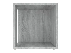 Mesa de apoio 33x33x34,5cm derivados de madeira cinzento sonoma PT692484