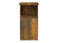 Mesa de apoio 36x30x56cm madeira processada cor carvalho fumado