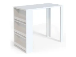 Mesa de bar branco 57x117x106