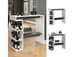 Mesa de bar branco 108x50x103 dana
