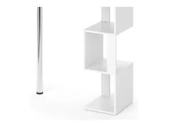 Mesa de bar branco 113x39.8x111.8 vincent
