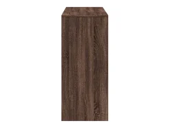 Mesa de bar c/ prateleiras derivados madeira carvalho castanho