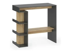 Mesa de bar carvalho antracite/goldkraft 108x50x103 dana