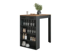 Mesa de bar carvalho goldkraft/antracite 67x100x106 repose