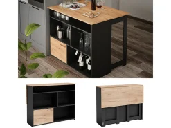 Mesa de bar carvalho goldkraft 116x37x90.5 dominic
