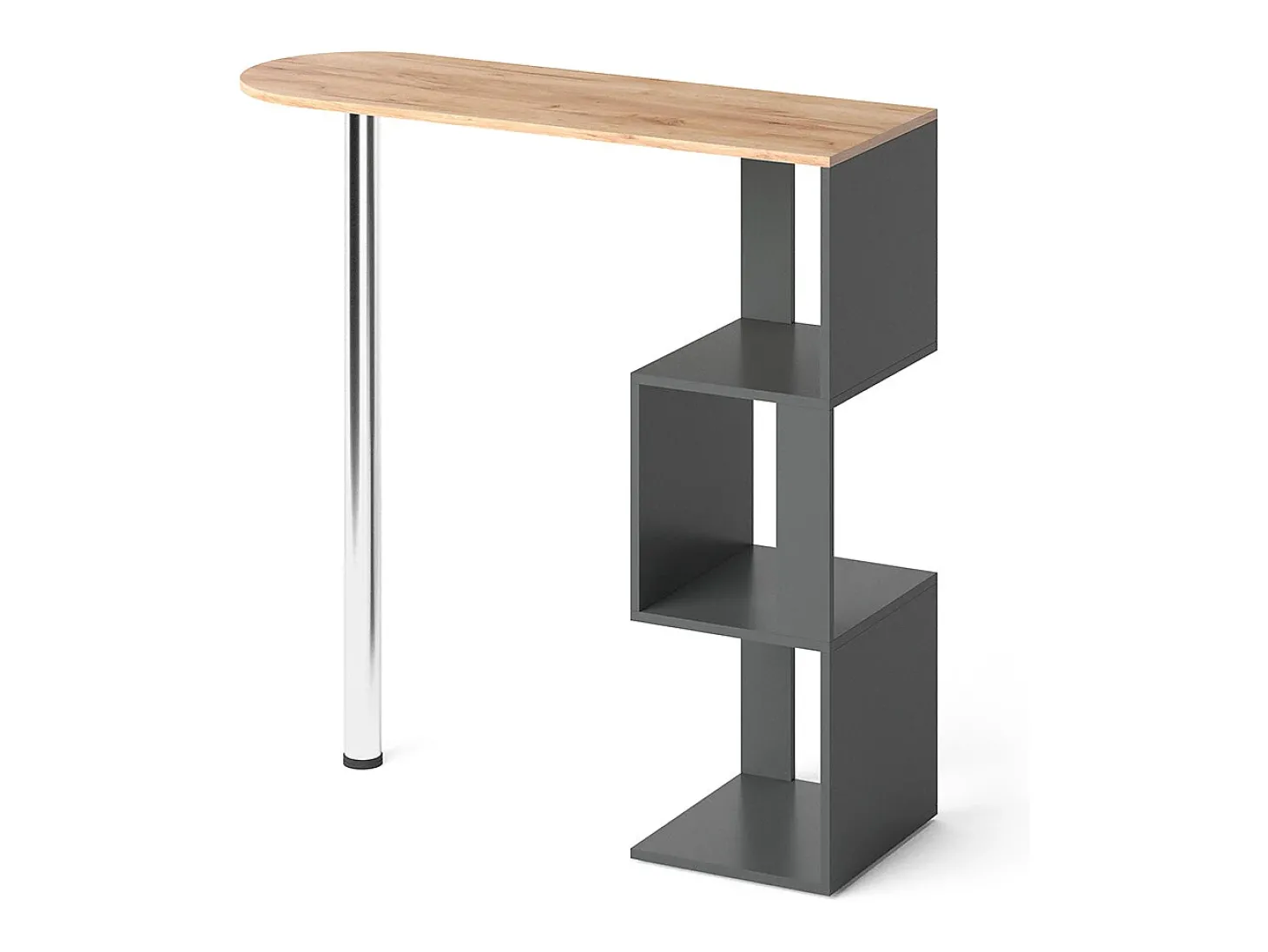 Mesa de bar carvalho goldkraft 113x39.8x111.8 vincent